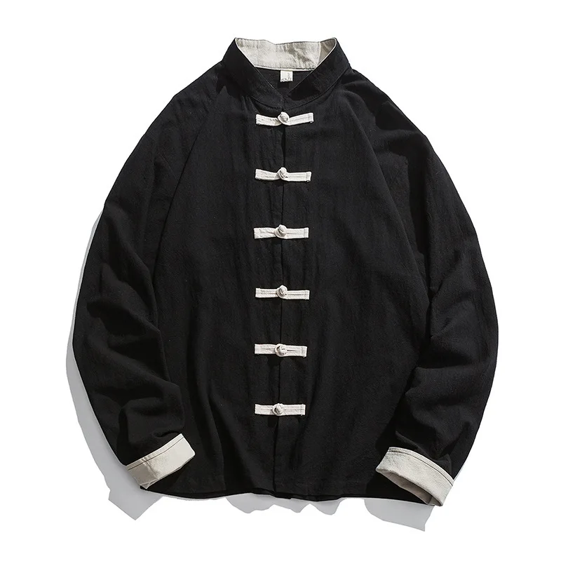 2020 neue Kimono Jacke Männer  – Mens Linen Shirt Long Sleeve Bewertung und Preis