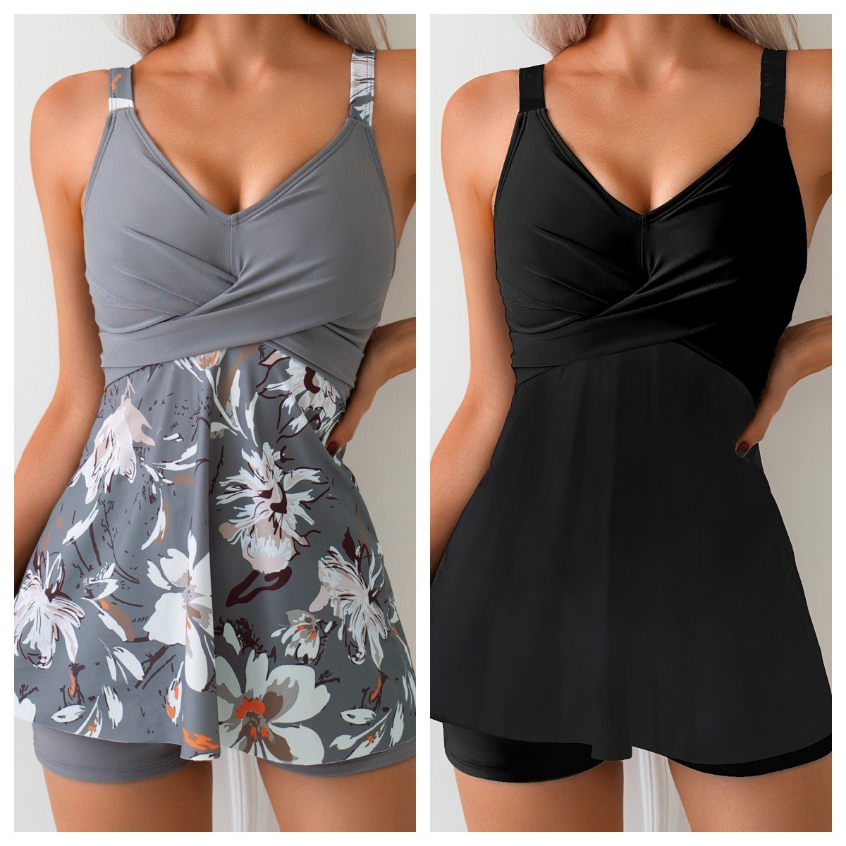 Y2k Tankini Damen Retro mit Sh – Shorts Bewertung und Preis