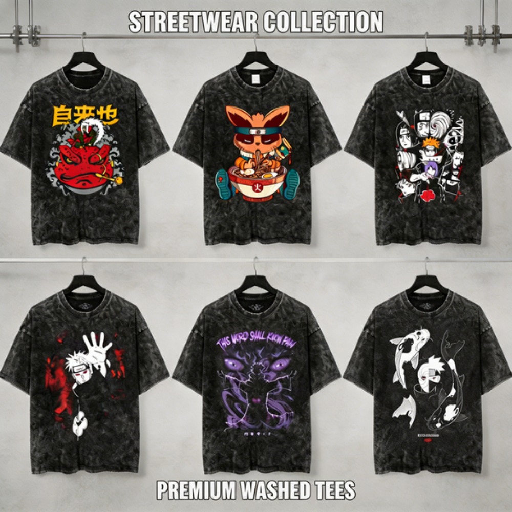 Distressed Wash T-Shirt Naruto – Acid Wash Vintage Graphic T Shirt Bewertung und Preis