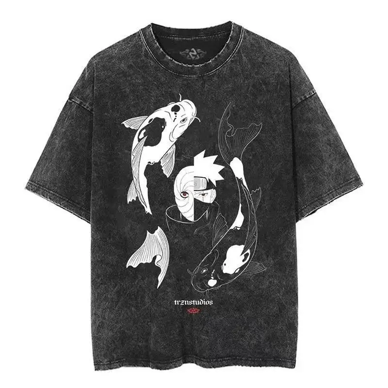 Distressed Wash T-Shirt Naruto – Acid Wash Vintage Graphic T Shirt Bewertung und Preis