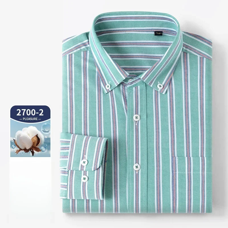 Hochwertiges Langarmhemd für H – Oxford Cotton Casual Shirt Business Bewertung und Preis