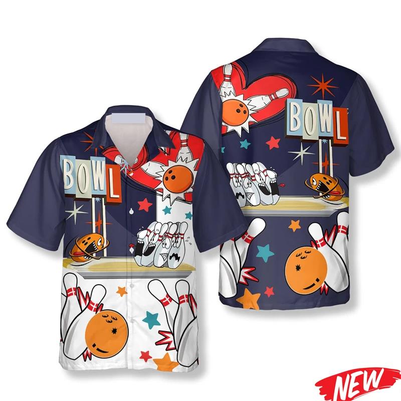 Klassisches Hawaii-Hemd mit Bo – Short Sleeve Bowling Shirt Retro Bewertung und Preis