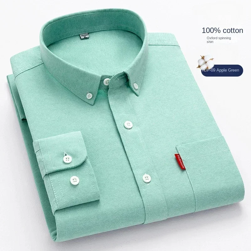 100% reine Baumwolle Herren ei – Oxford Cotton Casual Shirt Business Bewertung und Preis