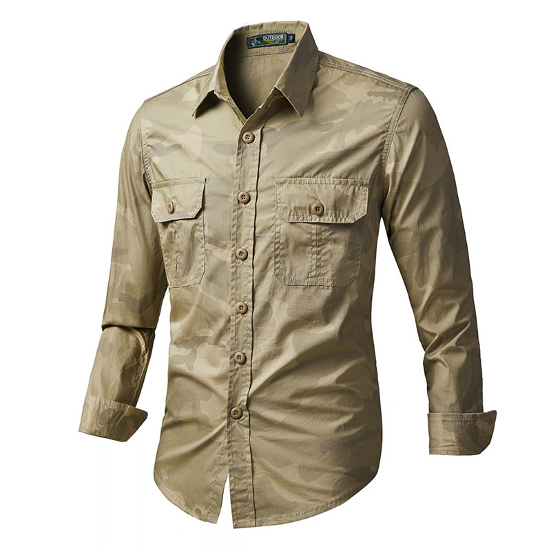 Frühling Herbst Herren Taktisc – Tactical Military Shirt Cargo Bewertung und Preis