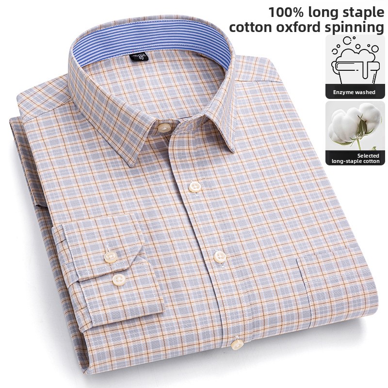 Reine Baumwolle Hohe Qualität  – Oxford Cotton Casual Shirt Business Bewertung und Preis
