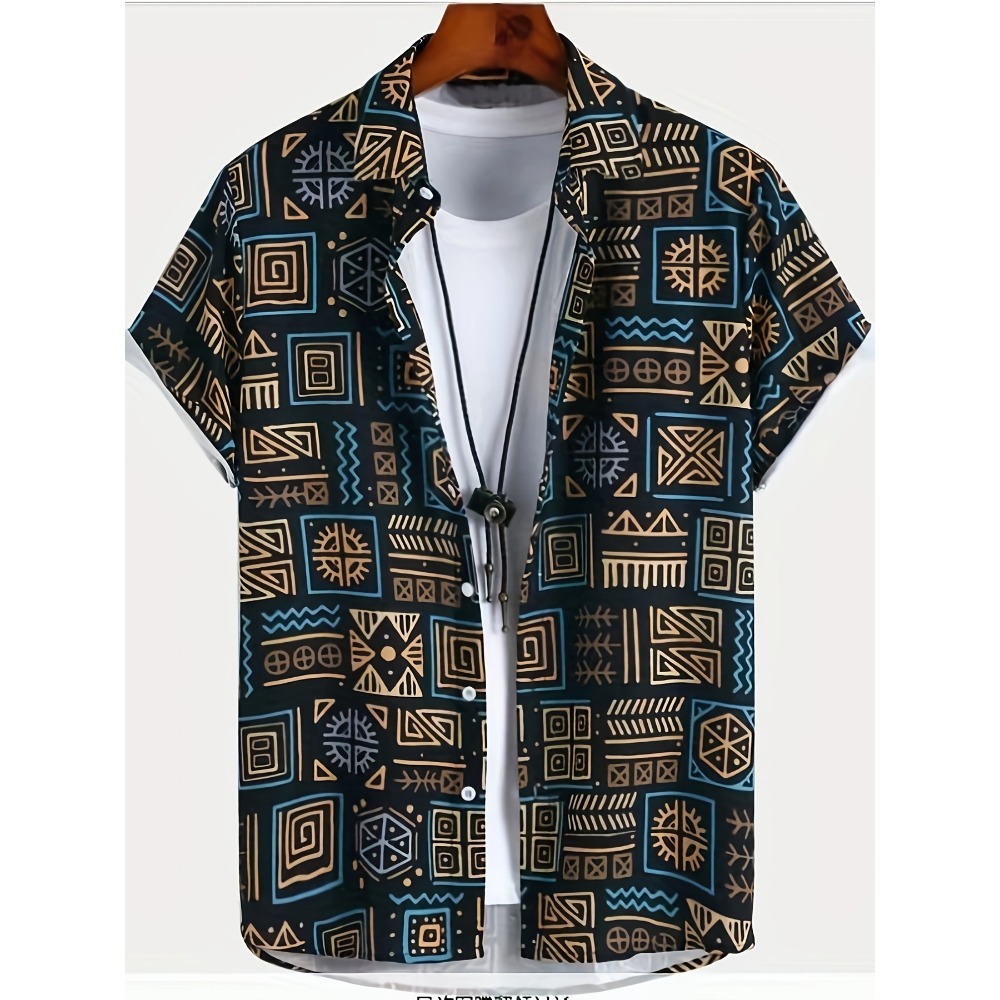 Atmungsaktives, dünnes Stoffhe – Vintage Hawaiian Floral Shirt Bewertung und Preis