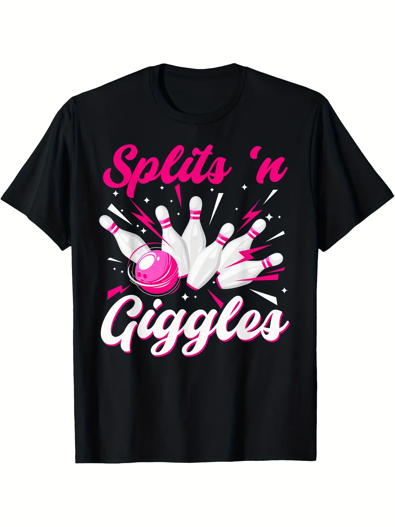 Lustiges Bowling-Themen-T-Shir – Short Sleeve Bowling Shirt Retro Bewertung und Preis