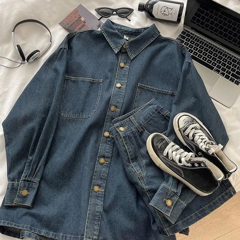 Y2K Denim-Rock-Set: Vintage Ja – Jackets Bewertung und Preis