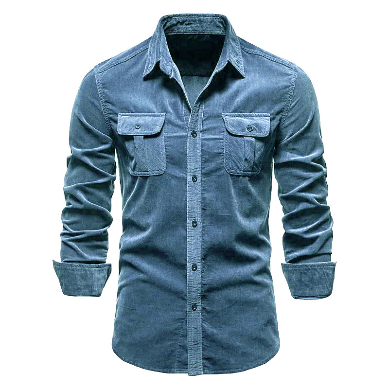 Neues Cordhemd für Herren aus  – Corduroy Button Up Shirt Men Bewertung und Preis