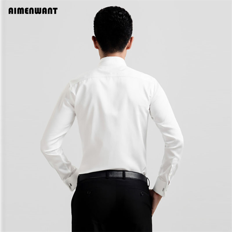 Aimenwant 2024 Smoking hemden  – Mandarin Collar Formal Shirt Slim Fit Bewertung und Preis