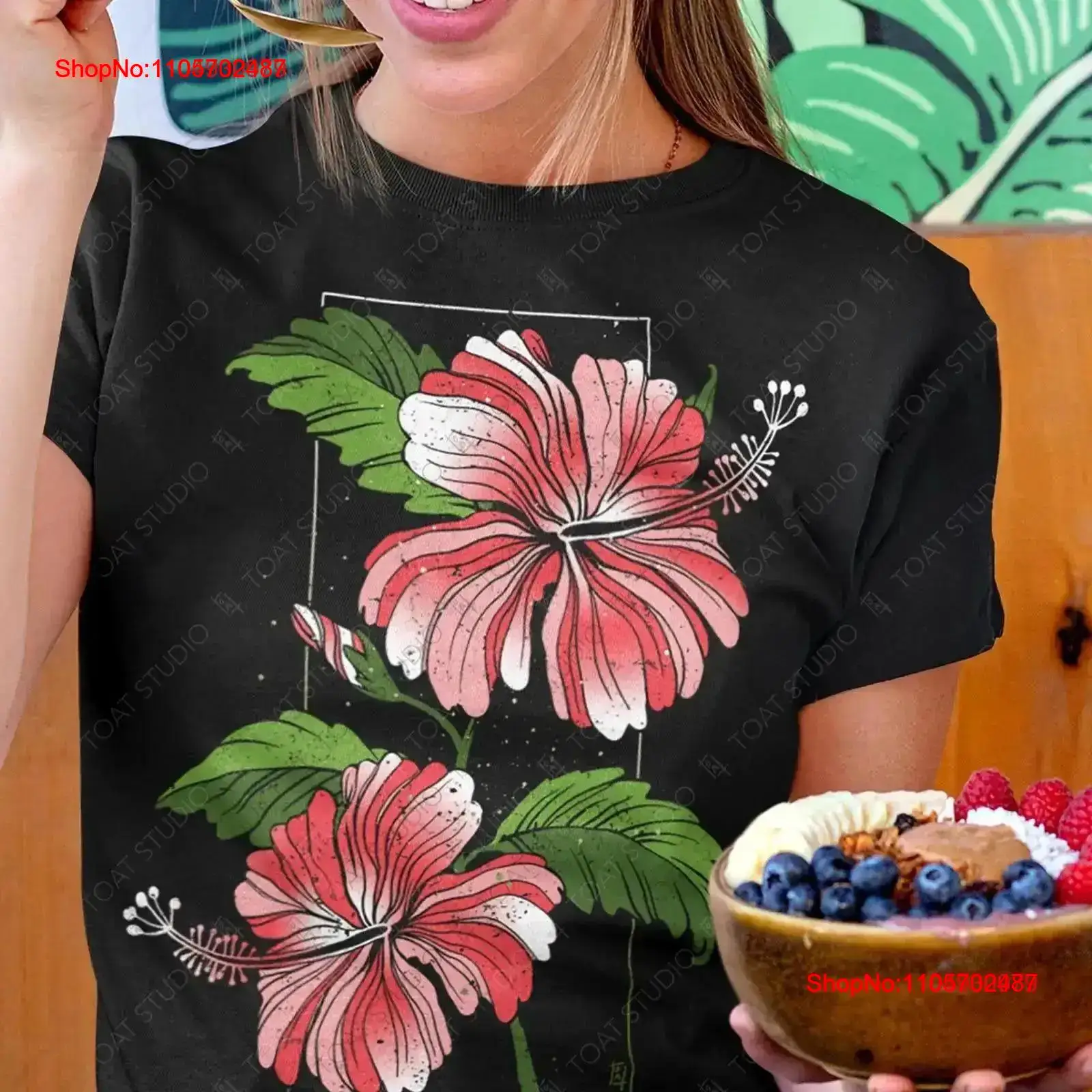Hibiskusblüten-T-Shirt, floral – Vintage Hawaiian Floral Shirt Bewertung und Preis